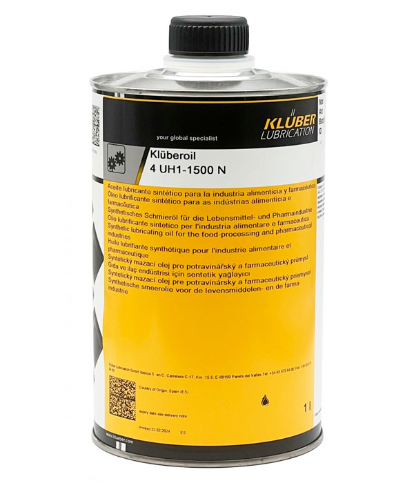 Пищевое масло Kluberoil 4 UH1-1500 N