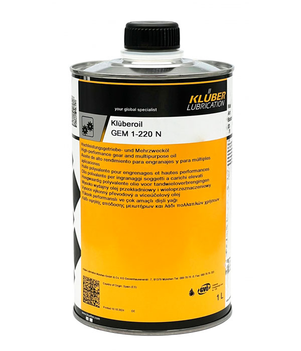 Редукторное масло Klüberoil GEM 1-220 N