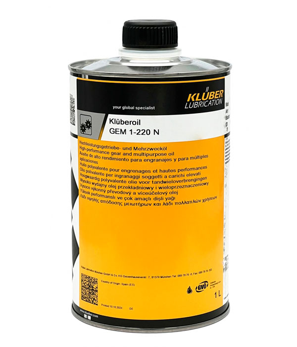 Редукторное  масло Klüberoil GEM 1-460 N